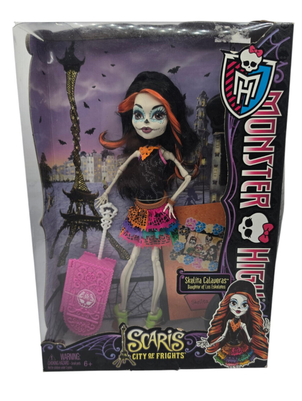Monster High Doll Skelita Calaveras Scaris City of Frights 1st Wave Original NIB